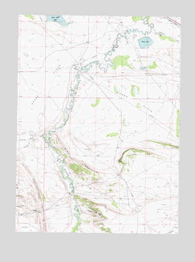 Pine Ridge, WY USGS Topographic Map