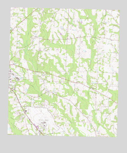 Pineboro, GA USGS Topographic Map