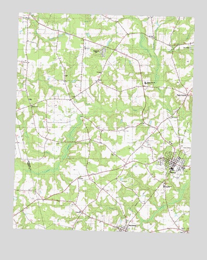 Pinetops, NC USGS Topographic Map