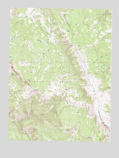 Piney Peak, CO USGS Topographic Map