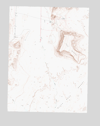 Pinto Mountain, NV USGS Topographic Map