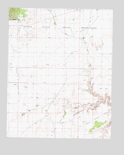 Pipe Spring, AZ USGS Topographic Map
