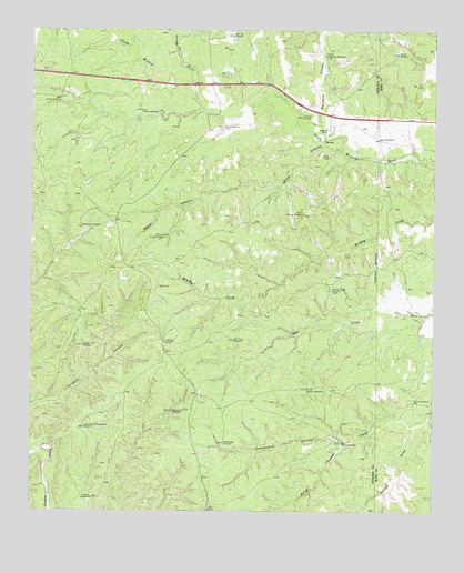 Pitchfork Ranch, TX USGS Topographic Map