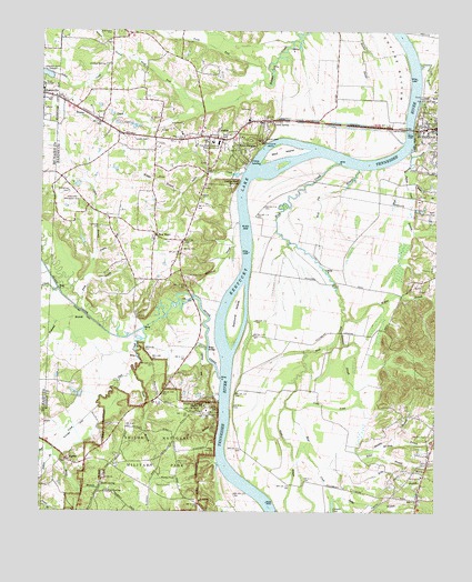 Pittsburg Landing, TN USGS Topographic Map