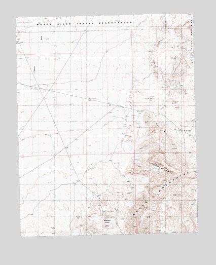 Piute Point, NV USGS Topographic Map