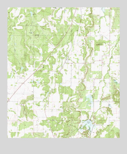 Placid, TX USGS Topographic Map
