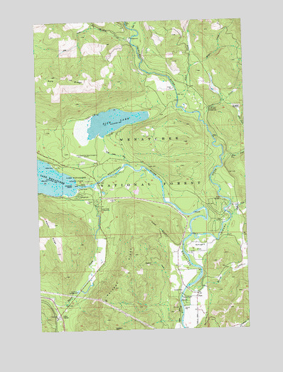 Plain, WA USGS Topographic Map