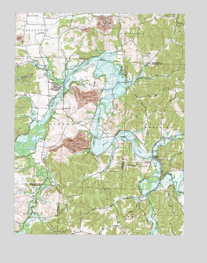 Plainfield, OH USGS Topographic Map