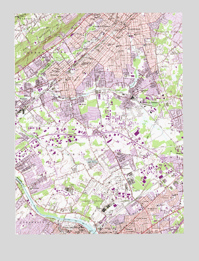 Plainfield, NJ USGS Topographic Map