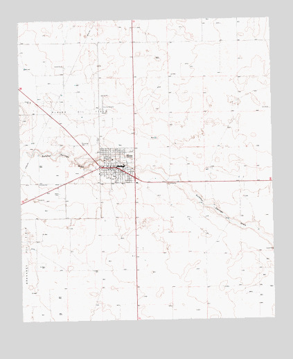 Plains, TX USGS Topographic Map