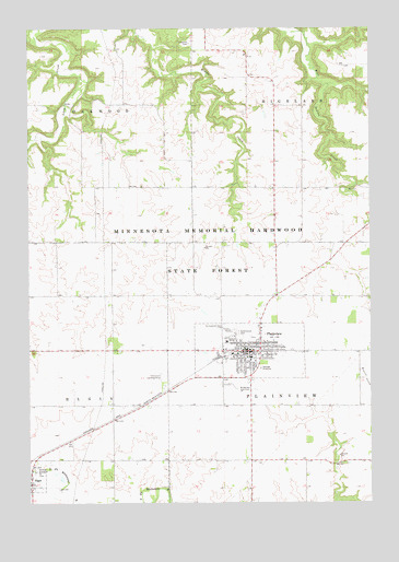 Plainview, MN USGS Topographic Map