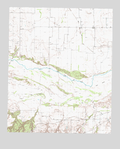 Plaska, TX USGS Topographic Map