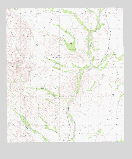 Plata, TX USGS Topographic Map