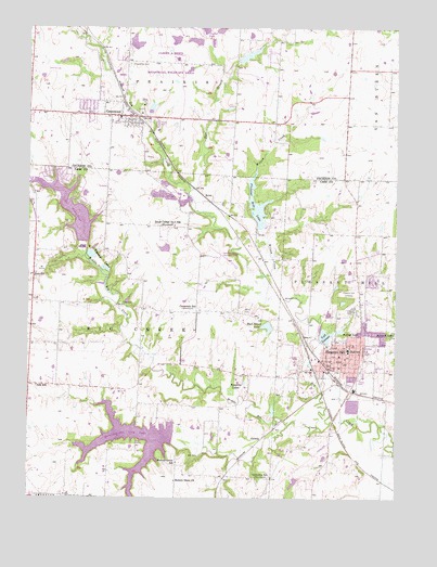 Pleasant Hill, MO USGS Topographic Map
