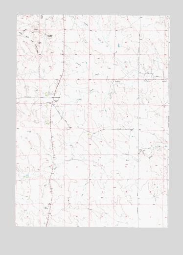 Pleasantdale, WY USGS Topographic Map