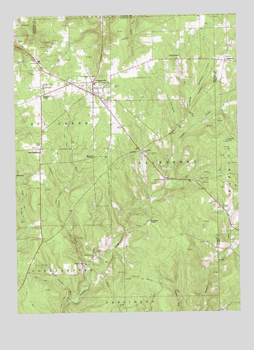 Pleasantville, PA USGS Topographic Map