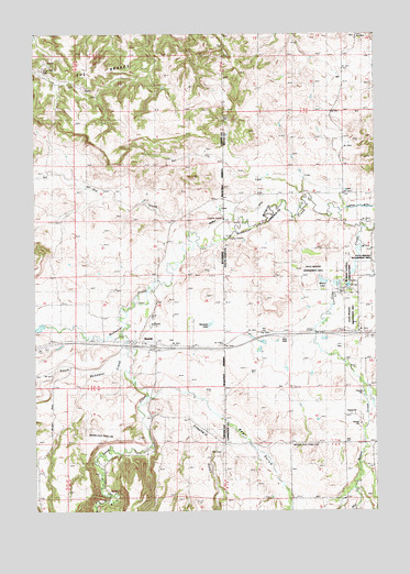 Beulah, WY USGS Topographic Map