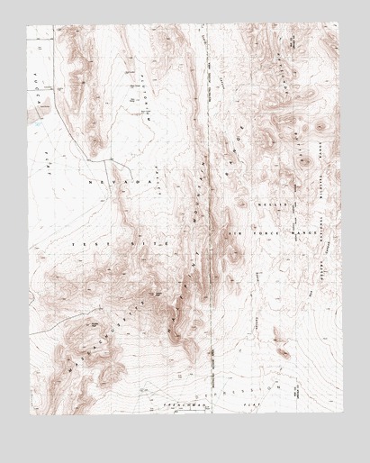 Plutonium Valley, NV USGS Topographic Map