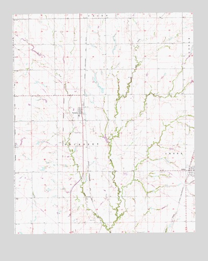 Pocasset, OK USGS Topographic Map