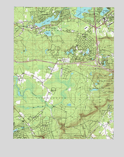 Pocono Pines, PA USGS Topographic Map