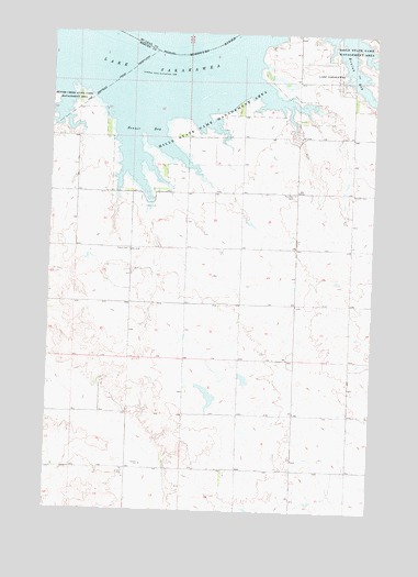 Beulah NE, ND USGS Topographic Map