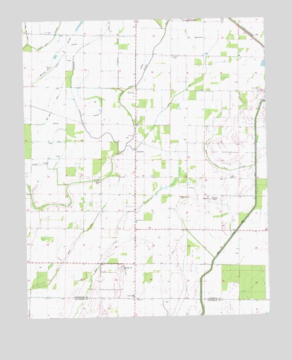 Podo Creek, AR USGS Topographic Map