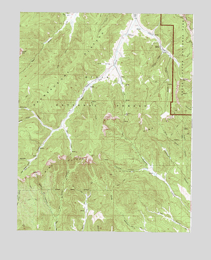 Podunk Creek, UT USGS Topographic Map