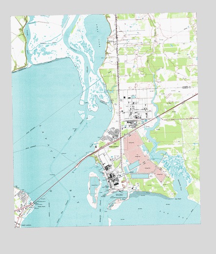 Point Comfort Tx Topographic Map Topoquest