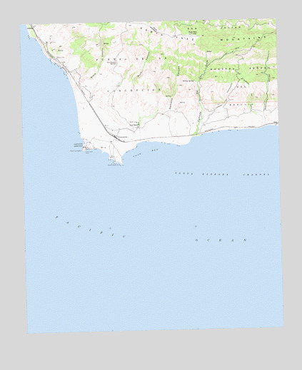 Point Conception, CA USGS Topographic Map