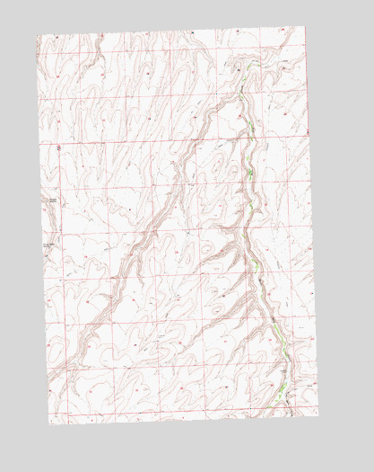 Poisel Butte, WA USGS Topographic Map