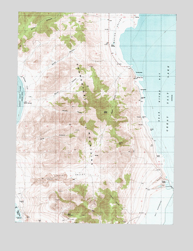 Pokes Point, UT USGS Topographic Map