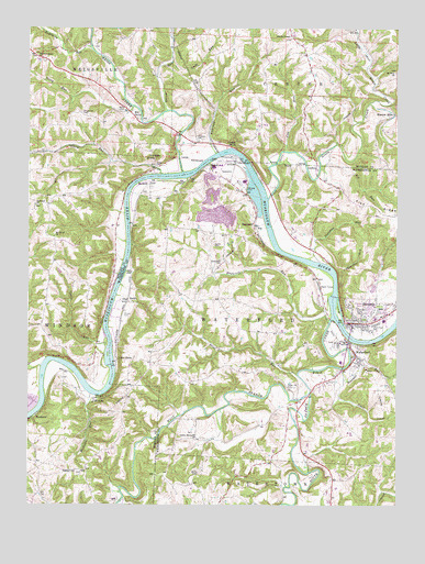 Beverly, OH USGS Topographic Map
