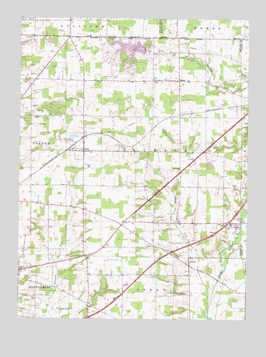 Polk, OH USGS Topographic Map