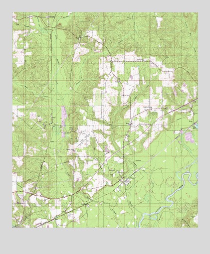 Pollard, AL USGS Topographic Map