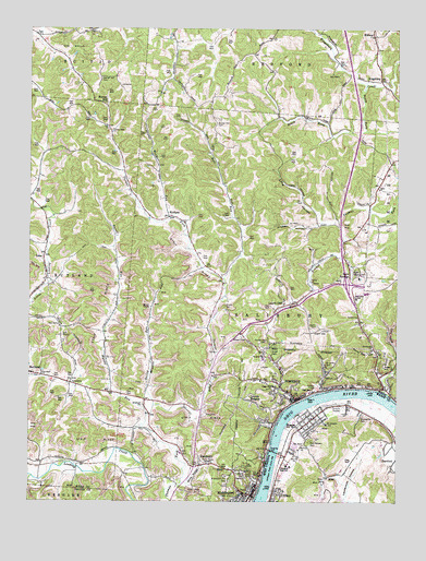 Pomeroy, OH USGS Topographic Map