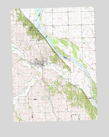 Ponca, NE USGS Topographic Map