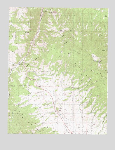 Poncha Pass, CO USGS Topographic Map