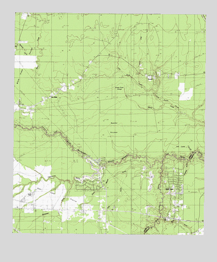 Bevil Oaks, TX USGS Topographic Map
