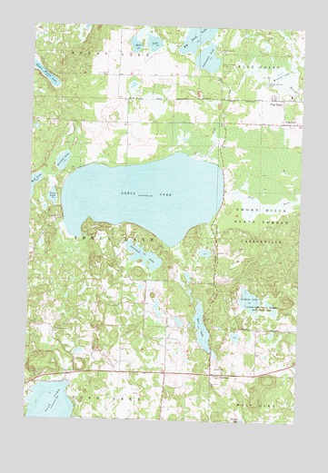 Ponsford, MN USGS Topographic Map