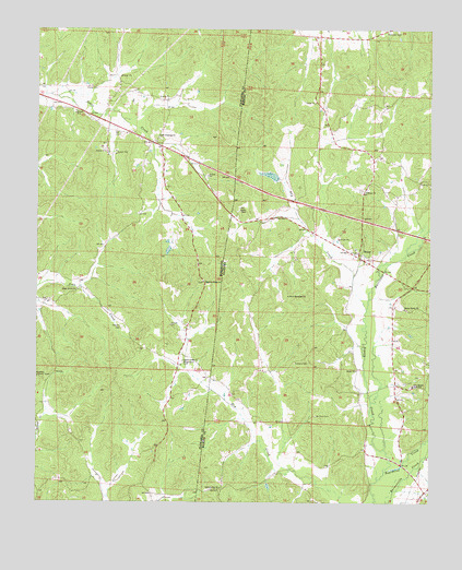 Bexar, AL USGS Topographic Map