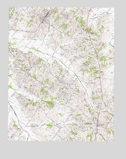 Poole, KY USGS Topographic Map