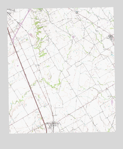 Abbott, TX USGS Topographic Map