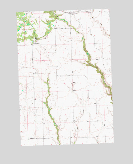 Bickleton, WA USGS Topographic Map