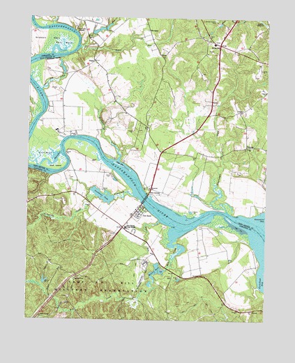 Port Royal, VA USGS Topographic Map