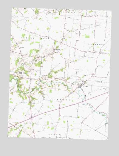 Port William, OH USGS Topographic Map