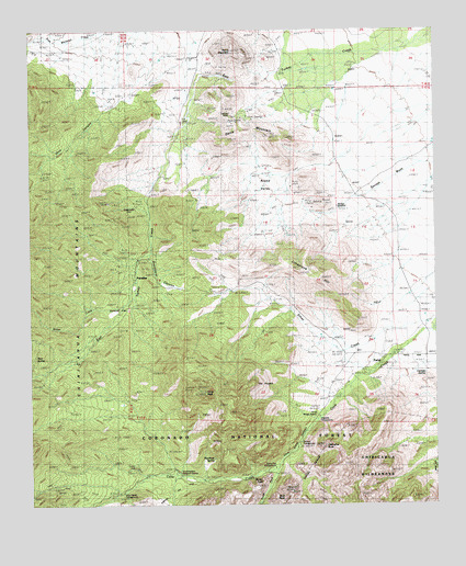 Portal, AZ USGS Topographic Map