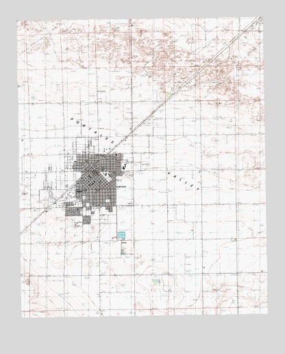 Portales, NM USGS Topographic Map
