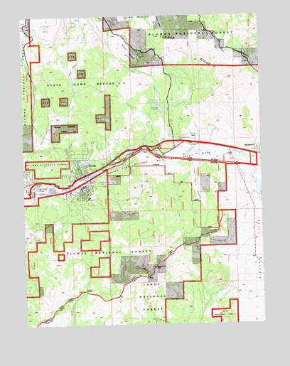 Portola, CA USGS Topographic Map