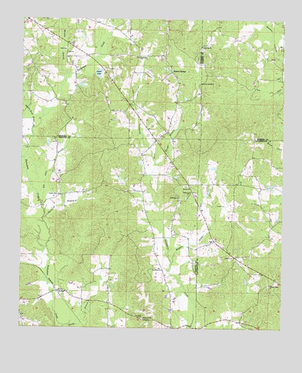 Post, MS USGS Topographic Map