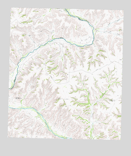 Post Canyon, TX USGS Topographic Map